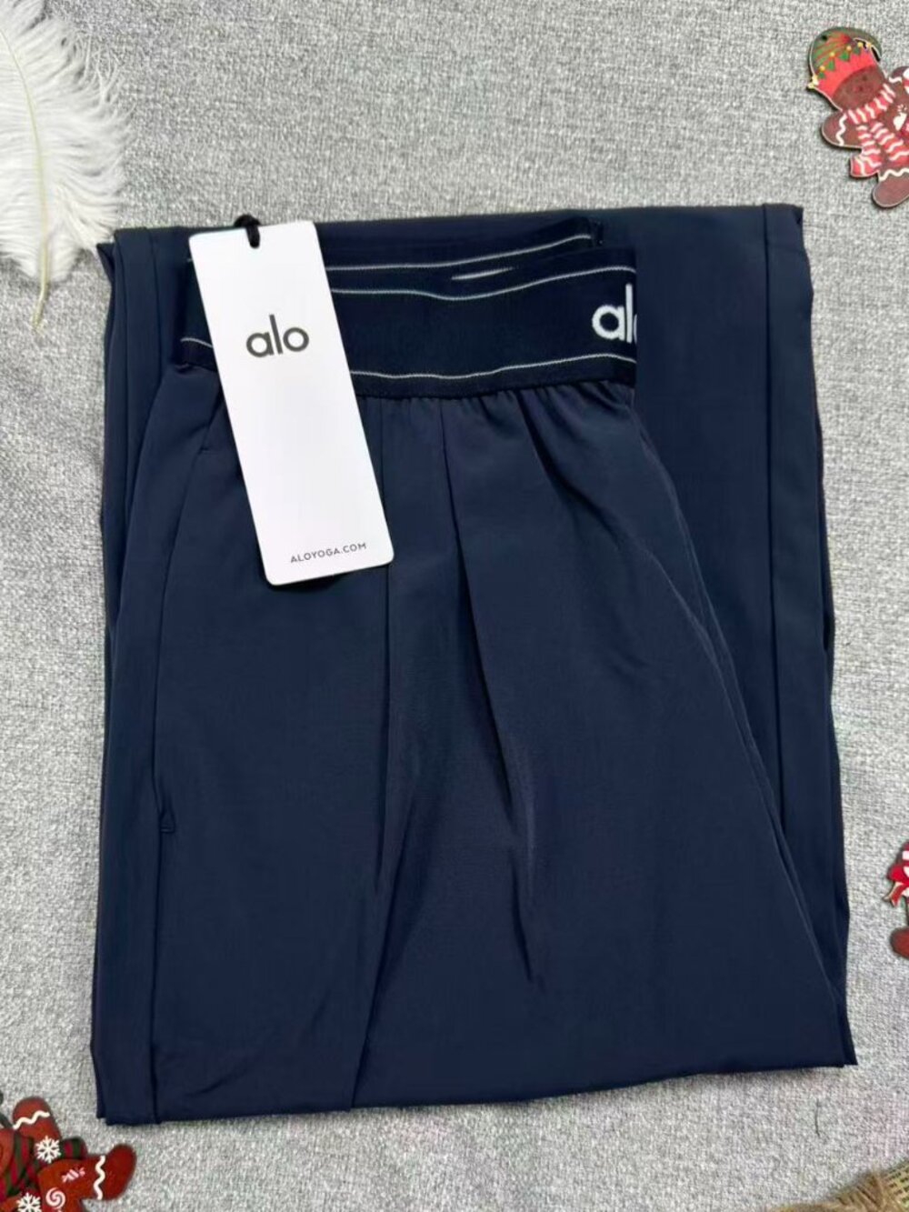 Versatile Navy Trousers💙ALO Yoga Wide Leg Suit Up Pants💦NWT - Picture 4 of 7